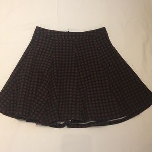 Nordstrom Brand Lush Multi Colored Print Skirt